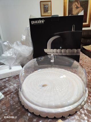 Tortiera Guzzini con campana trasparente