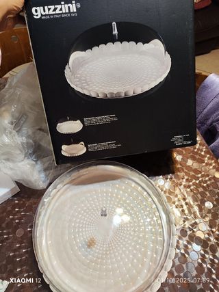 Tortiera Guzzini con campana trasparente