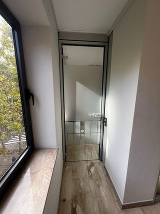 Puerta de cristal templado