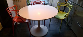 Mesa IKEA DOCKSTA comedor Redonda 