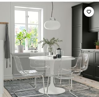 Mesa IKEA DOCKSTA comedor Redonda 