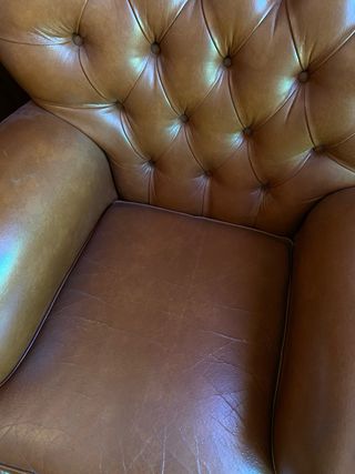 Sillón de piel vintage