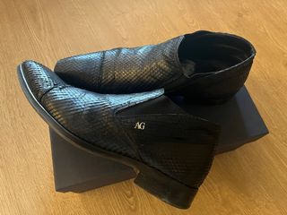 Botines piel serpiente Alberto Guardiani 41