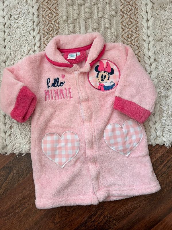 Bata polar bebé Minnie Mouse