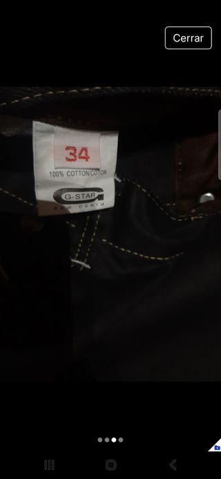 Pantalones G-Star RAW negros talla w34