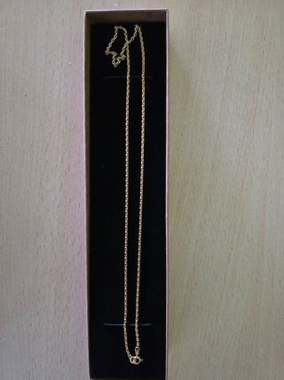 Cadena Oro 18k 25cm