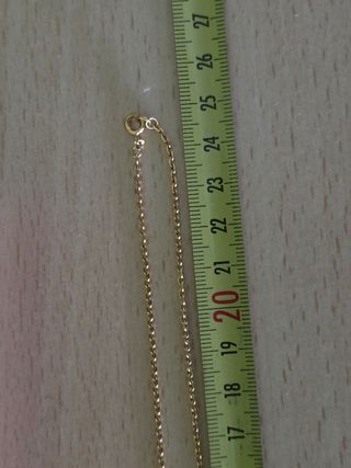 Cadena Oro 18k 25cm