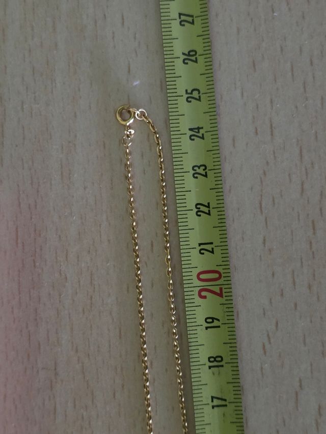 Cadena Oro 18k 25cm