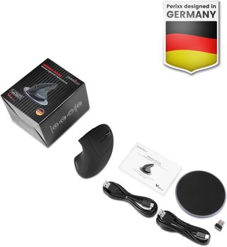 Perixx PERIMICE-813RX Ratón Vertical Recargable