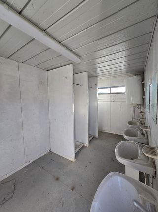 Caseta prefabricada 6m con baños y ducha