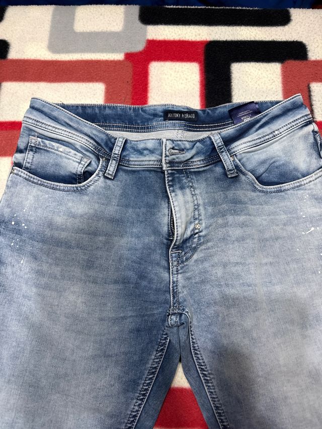 Vaqueros Antony Morato Azules