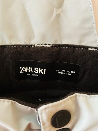 PACK PANTALÓN Y GUANTES ESQUIAR ZARA  7-8 AÑOS 