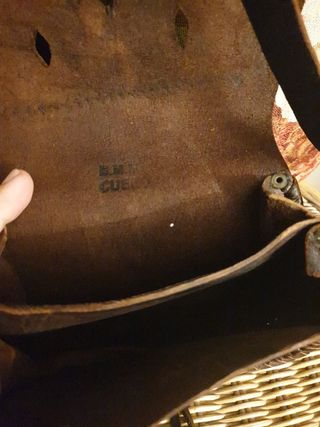 Bolso bandolera de cuero