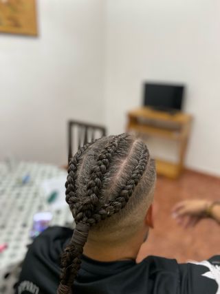 Trenzas africanas hombre