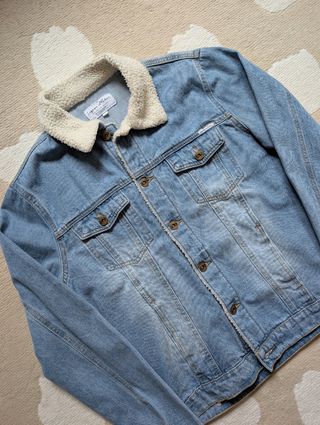 Cazadora denim vaquera borreguillo Liquor N Poker