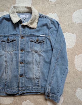 Cazadora denim vaquera borreguillo Liquor N Poker