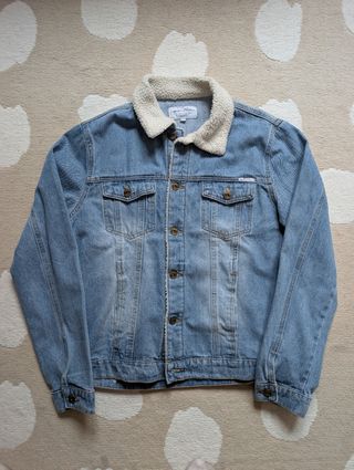 Cazadora denim vaquera borreguillo Liquor N Poker