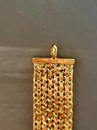 Pulsera oro eslabones