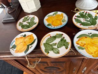 Piattini decorativi dipinti a mano