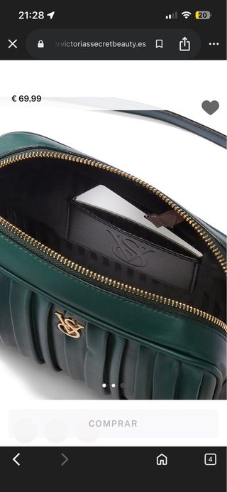 Bolso bandolera Victoria's Secret verde