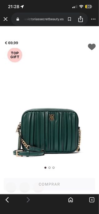 Bolso bandolera Victoria's Secret verde