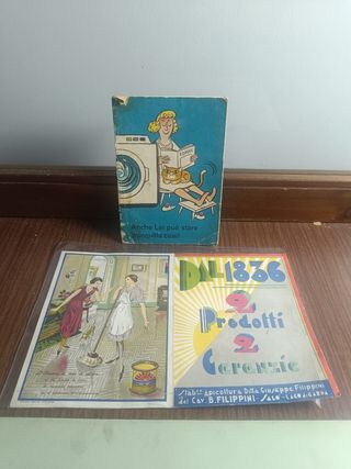 Vecchi volantini pubblicitari