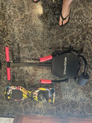 Hoverboard con asiento y cargador