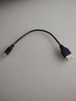 2 cablesUSBA hembra+macho y USBA hembra+mini USBB