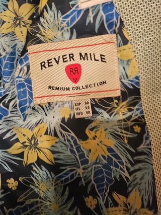 Americana Rever Miler verde forro flores T-50
