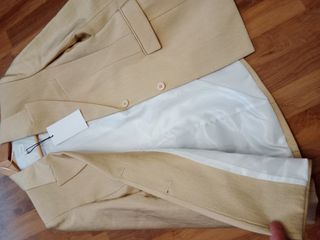 Blazer Zara Dorado Talla M