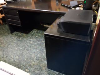Mesa de despacho madera maciza