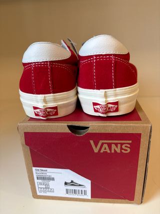 Zapatillas Vans Rojas Talla 42