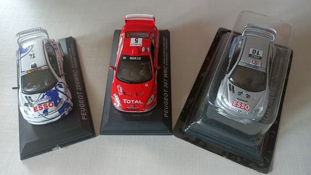 Modellini Peugeot WRC 206 e 307