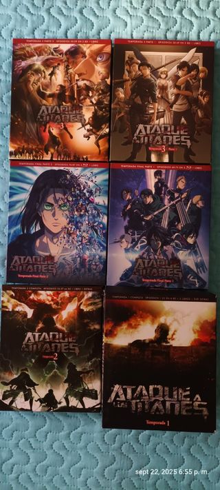Ataque a los Titanes Blu-ray Completa