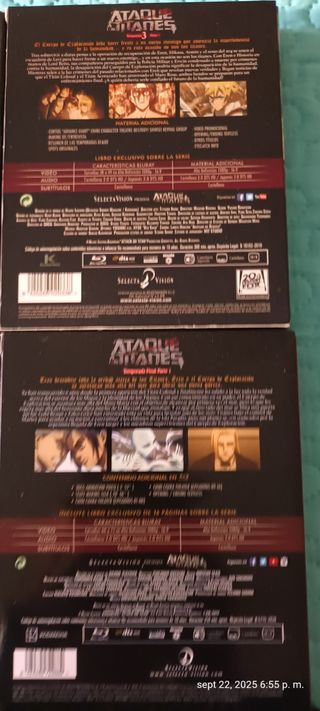 Ataque a los Titanes Blu-ray Completa