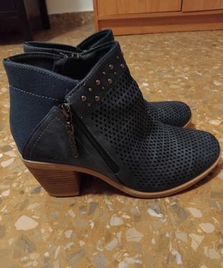 Botines Chika10 Azul/Marron