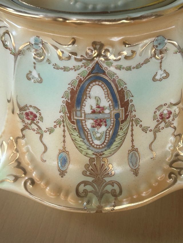 Teiera Inglese Decorata Adams Pottery