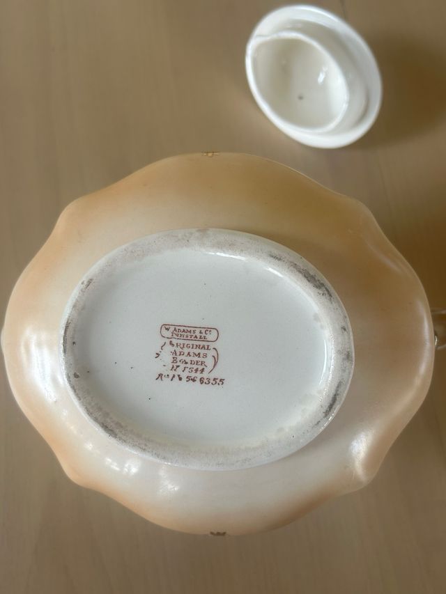 Teiera Inglese Decorata Adams Pottery