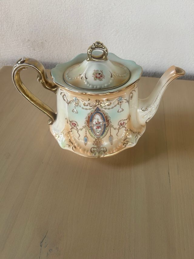 Teiera Inglese Decorata Adams Pottery