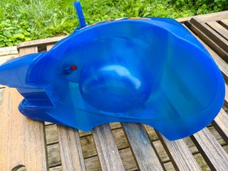 Vasino bimbi blu con pallina gialla