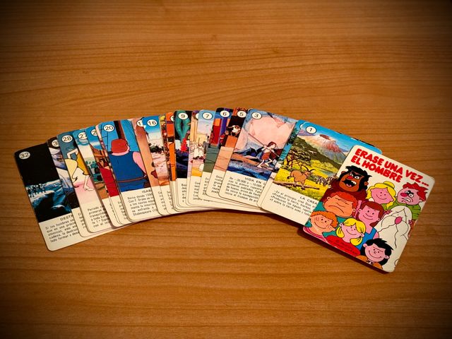 Baraja de cartas "Erase una vez... el hombre"