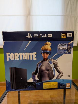 Consola Sony PS4 Pro 1TB  Negra + 2 juegos