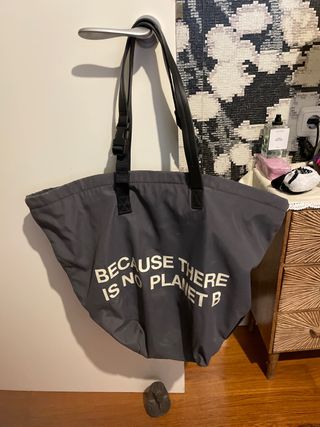 Bolsa Ecoalf Gris No hay Planeta B
