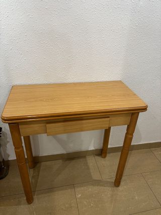 Mesa de cocina extensible madera