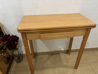 Mesa de cocina extensible madera