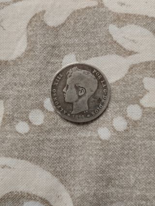 Moneda 1 Peseta Alfonso XIII 1899