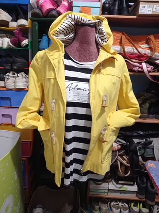 Lote Zara: Camiseta rayas y cazadora amarilla