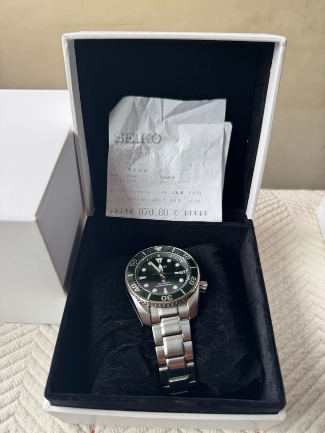 Reloj Seiko Sumo Verde Automático Diver's 200m