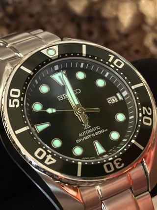 Reloj Seiko Sumo Verde Automático Diver's 200m