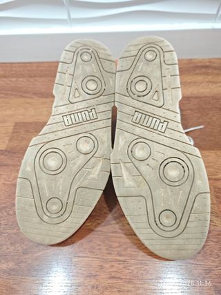 Zapatillas Puma Talla 42 Beige/Blanco